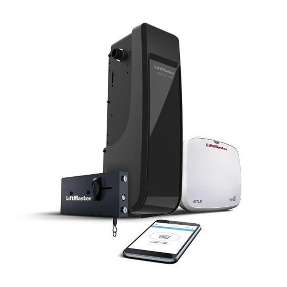 Elite Series DC Battery Backup Wall Mount Wi-Fi Garage Door Opener